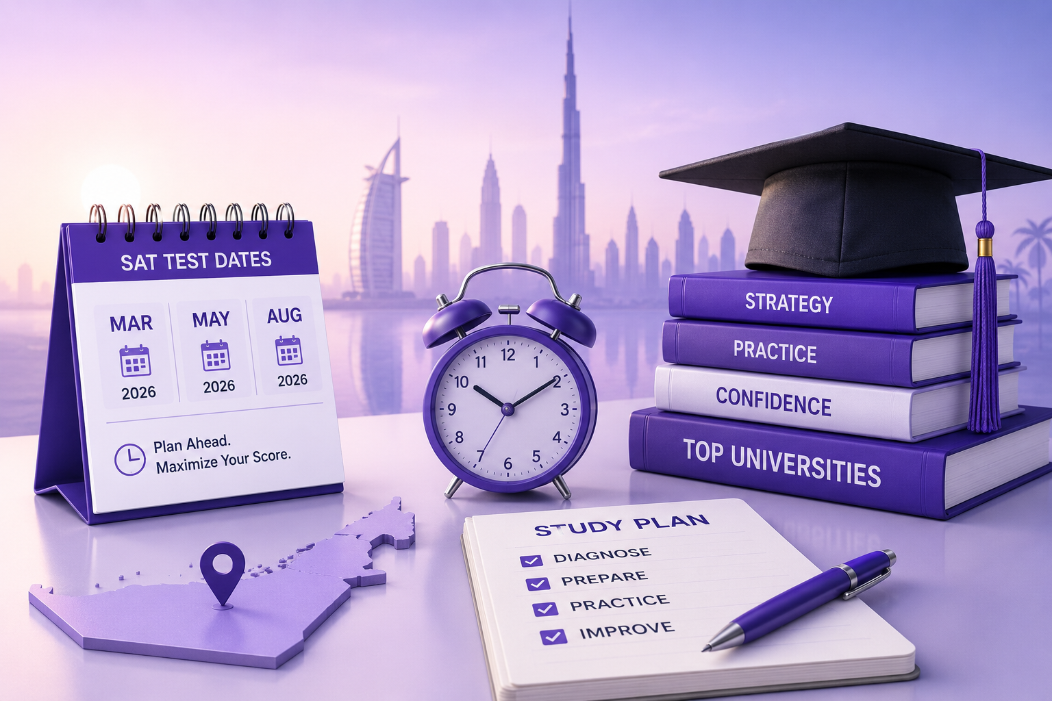 when to take SAT UAE