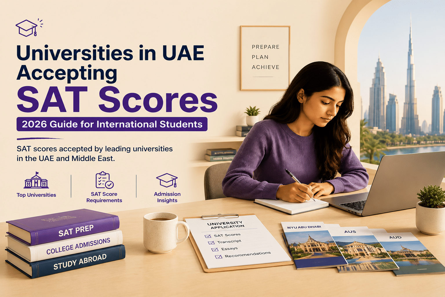 Featured image for the SATisfactory guide: Universities in UAE and Middle East That Accept SAT Scores (2026 Guide)
