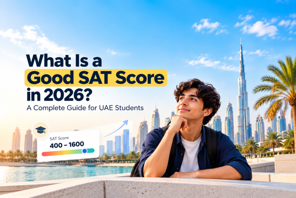 Featured image for the SATisfactory guide: What Is a Good SAT Score in 2026? UAE Student Guide