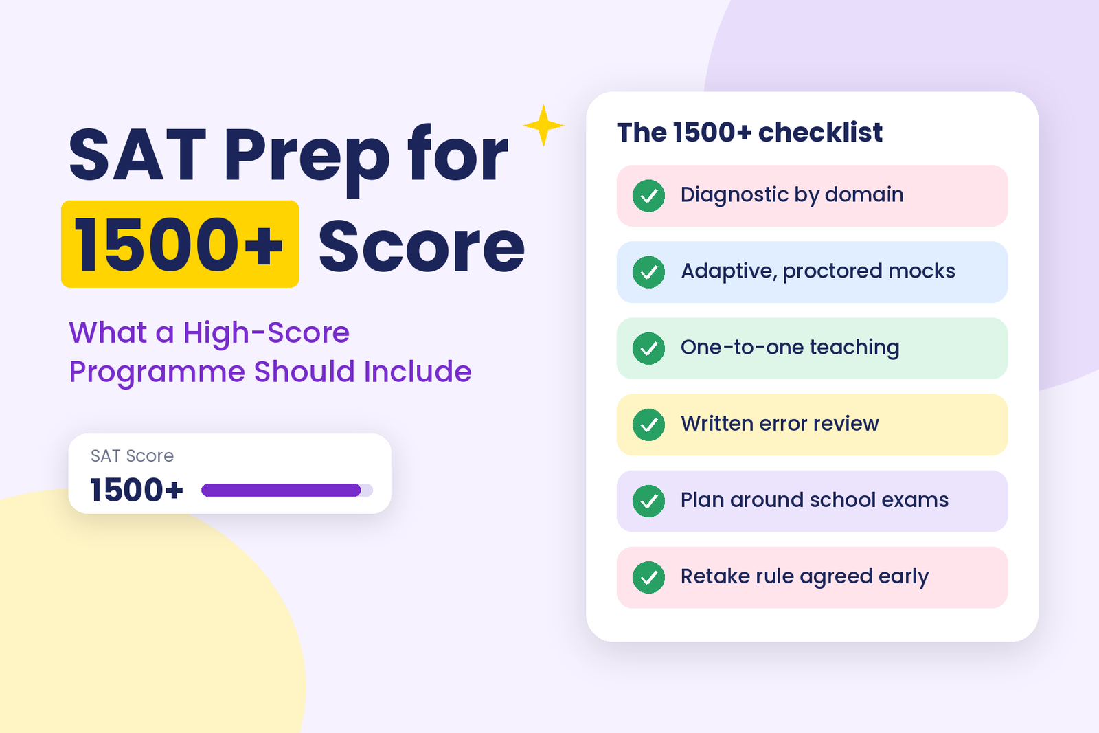 SAT Prep for 1500+ Score